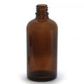 B100AG - 100ml Amber Glass Bottle - Large