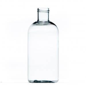 250ml PET clear plastic bottle 24/415