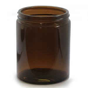 J180AG - 180ml Amber Glass Jar - Large