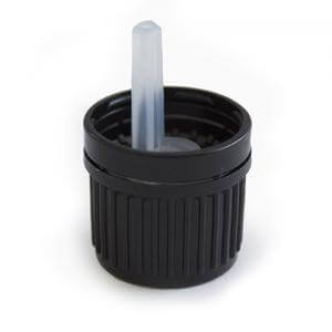 1.5mm Black Cap and Dropper - Tamper Evident - large