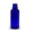 B30BG - 30ml Blue Glass Bottle - Large