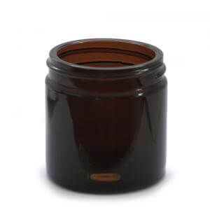J60AG-72NOCAP - 60ml Amber Glass Jar - Large
