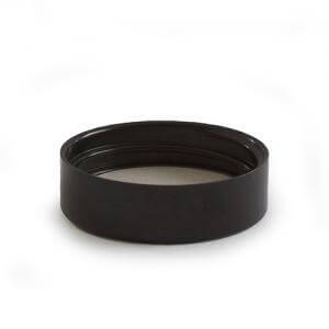 JCAP15B - Black Cap for Jar - Urea PVDC lined R338 - large