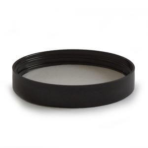 JCAP180B - Black Cap for Jar - Urea PVDC lined R363 - large
