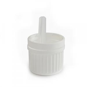 1.5mm White Cap and Dropper - Tamper Evident - large