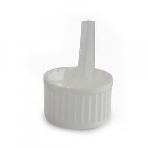 1.5mm White Cap and Dropper - None Tamper Evident - large