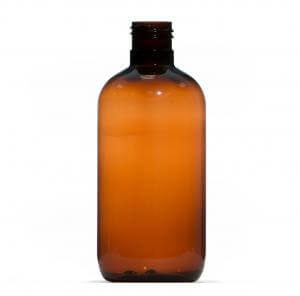 250ml PET amber plastic bottle 24/415