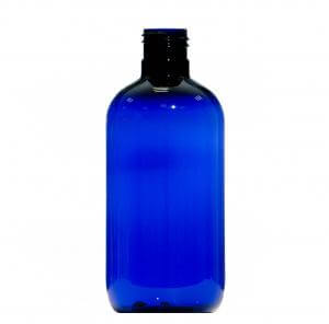 250ml PET blue plastic bottle 24/415