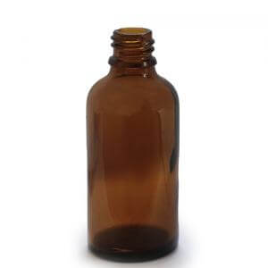 B50AG - 50ml Amber Glass Bottle - Large