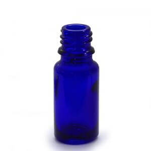 B5BG - 10ml Blue Glass Bottle - Large
