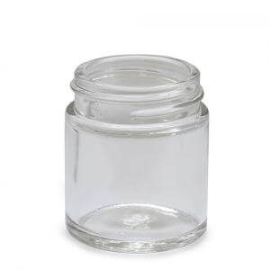 J30CG - 30ml Clear Glass Jar - Large