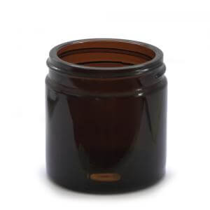 J60AG - 60ml Amber Glass Jar - Large