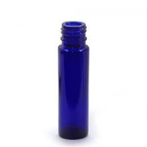 ROLLB - 10ml Blue Glass Rollerball Bottle - Large