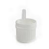 0.7mm White Cap and Dropper - Tamper evident - small